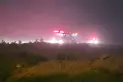 Un enorme incendio de pastizales generó preocupación en Yerba Buena