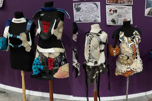 Lámparas, planos, packaging y ropa con pelotas recicladas: así fue la muestra de fin de año en la USP-T