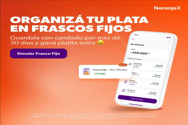 Naranja X lanza Frascos Fijos: una nueva opción para alcanzar objetivos financieros