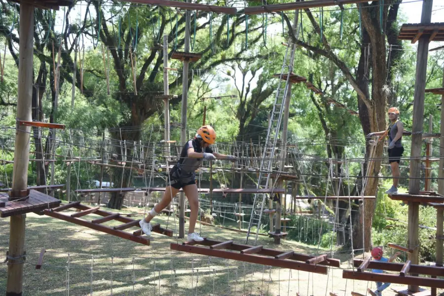 DESAFÍOS. El circuito cuenta con 12 juegos con diferentes niveles de dificultad y para todas las edades.