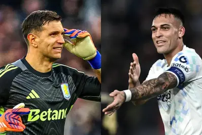 Domingo argentino en Europa: el show de Dibu Martínez, el doblete de Lautaro Martínez y la ausencia que sorprendió en Real Madrid