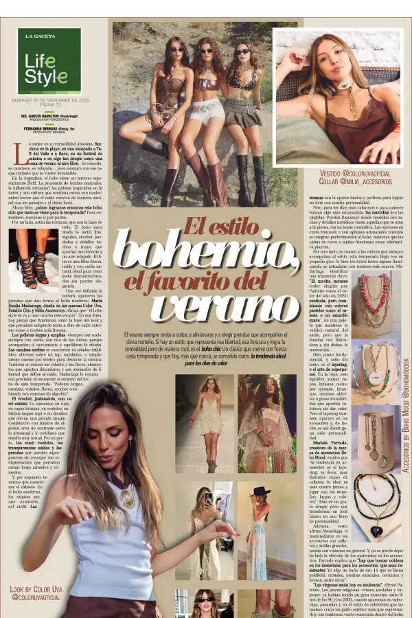 El estilo bohemio, el favorito del verano