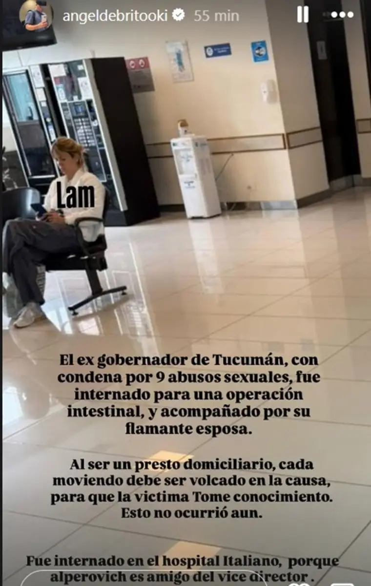 José Alperovich fue internado de urgencia tras su casamiento con Marianela Mirra