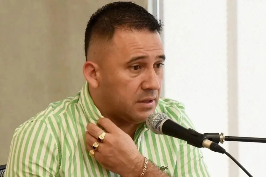 ALEJANDRO NASSIF. Durante su presentación en el debate.