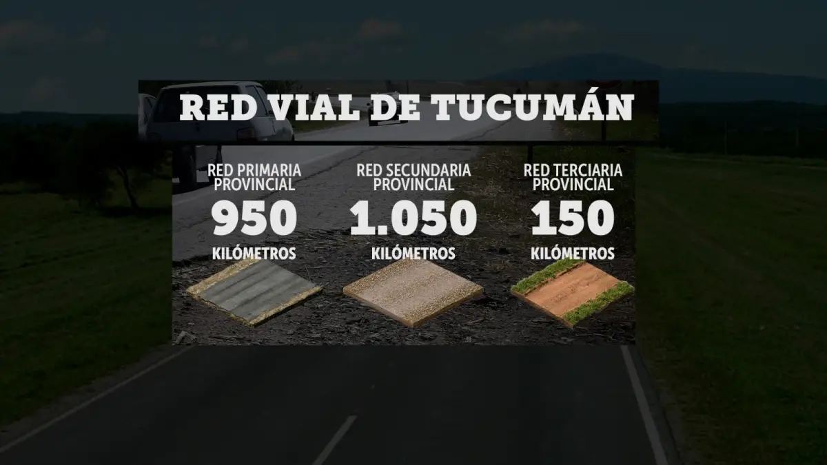 COMPOSICIÓN. Cómo está integrada la red vial de Tucumán.