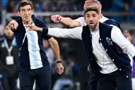 El polémico gesto del hijo de Gustavo Costas que agita la previa de la semifinal entre Racing y Boca