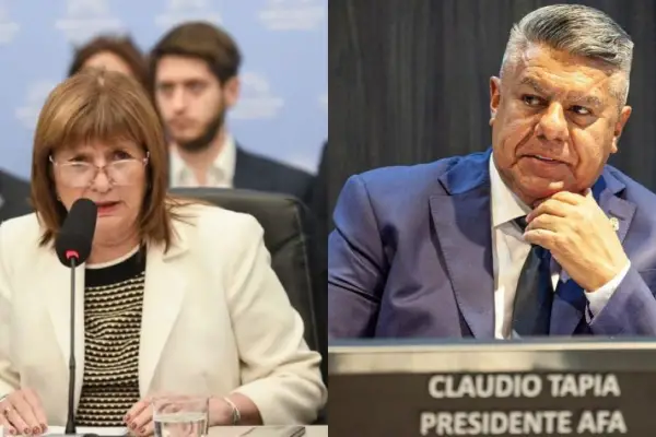 Patricia Bullrich redobló sus críticas a “Chiqui” Tapia: “La AFA funciona con un modelo piquetero”