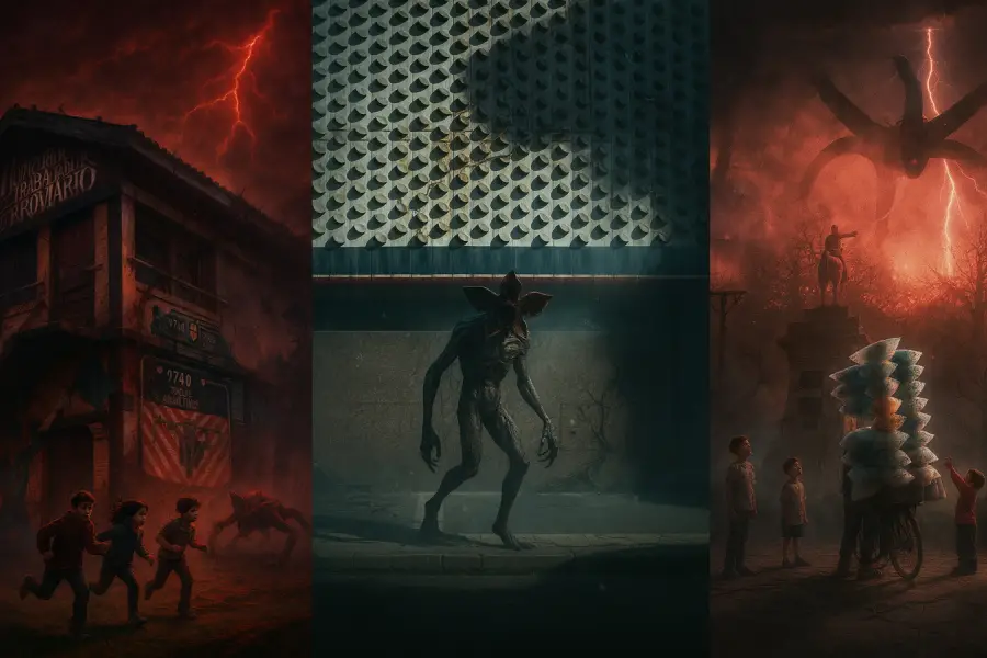 SERIE. Las escenas de Stranger Things recreadas en diversos puntos de Tucumán se volvieron virales en redes.