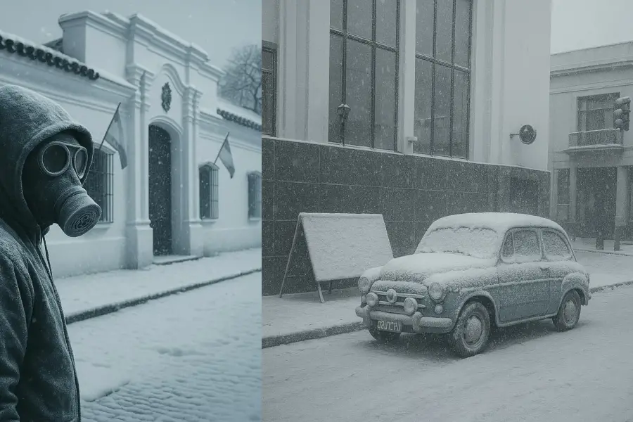 SERIE. Maxi experimentó por primera vez con IA cuando adaptó sus propias fotos al universo de El Eternauta.