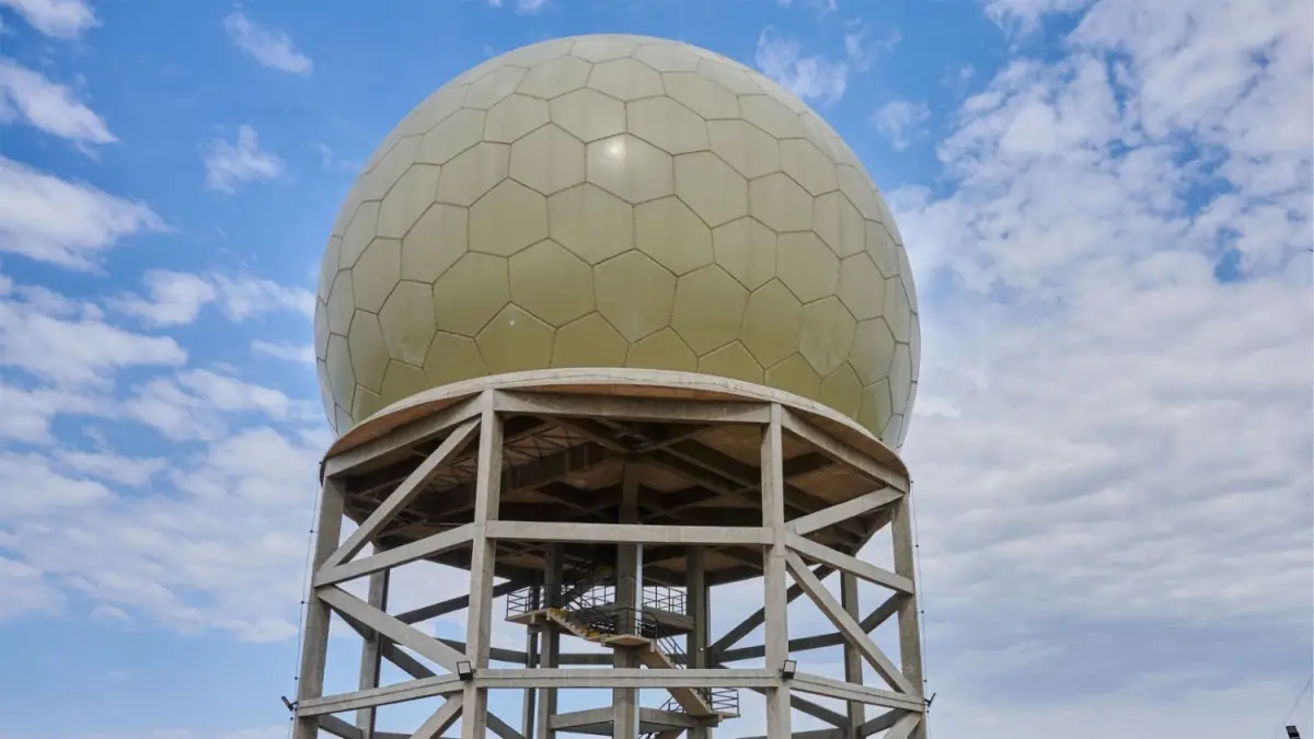 FALLIDO. El radar que instaló la Nación en Santa Fe no estaría arrojando los resultados esperados.