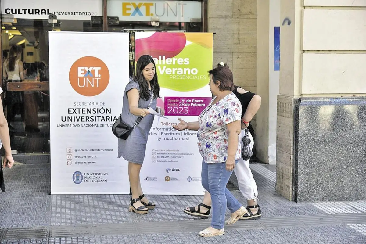 EXTENSIÓN UNIVERSITARIA. La Dirección de Educación No Formal presentó más de 60 talleres para el verano 2026.