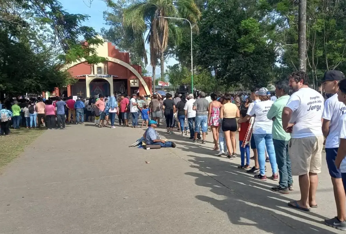 Los colaboradores del santuario recibirán a los peregrinos con mate cocido y pan casero, como lo hacen cada año.