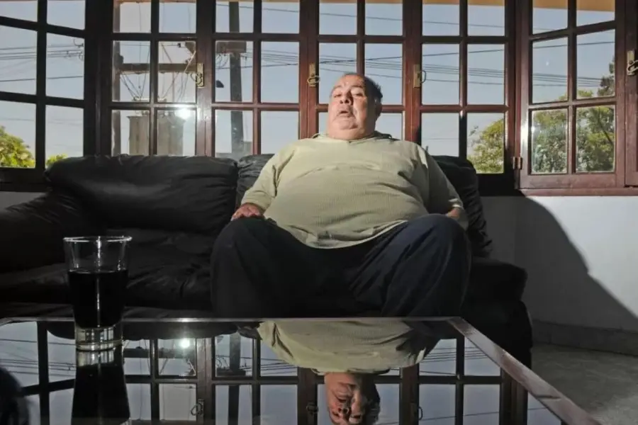 RECUERDO. Rubén Ale brindó una entrevista en la casa en disputa.