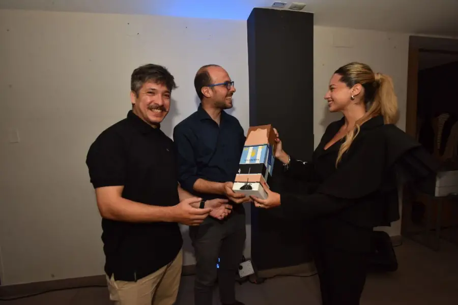 Referentes de la Empresa de Distribución Eléctrica de Tucumán (EDET) en la redacción de LA GACETA.