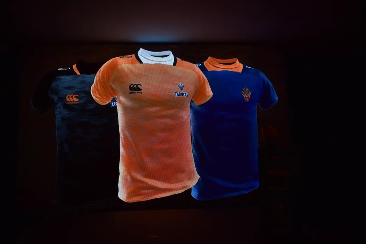 PRESENTACIÓN. Tarucas presentó las tres camisetas que utilizará en la próxima temporada del Súper Rugby Américas.