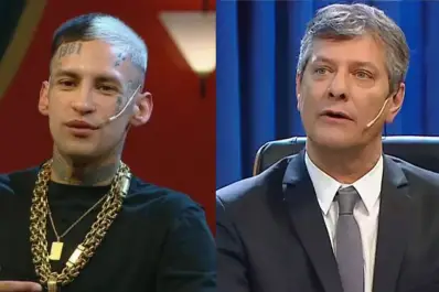 La divertida “session” de L-Gante con Mario Pergolini: enseñaron las preposiciones al ritmo de cumbia