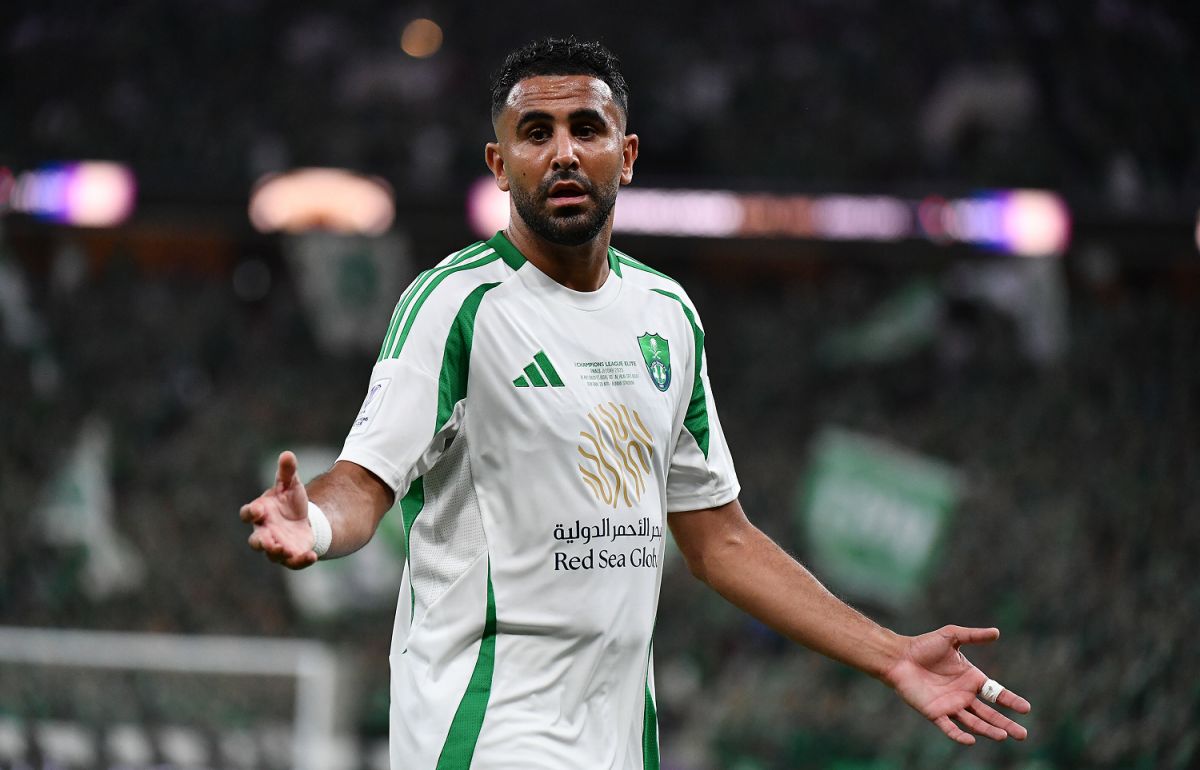 VELOCIDAD. Mahrez es el gran referente de la selección africana.