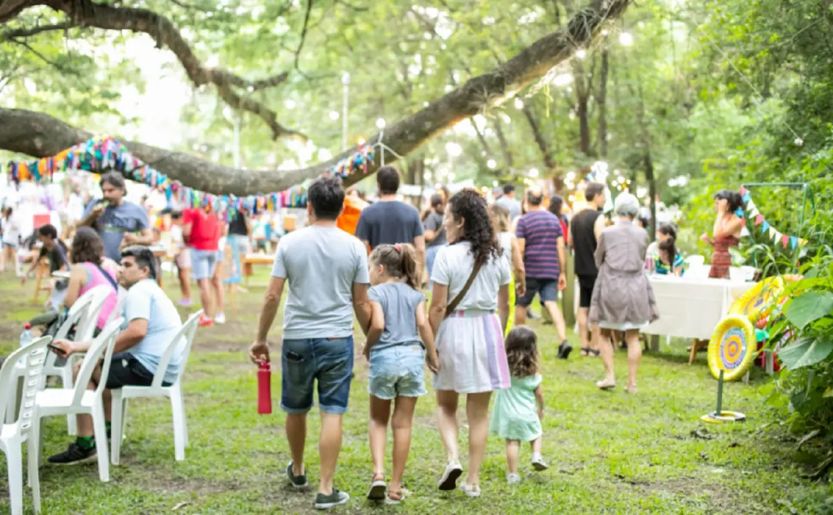 PULMÓN VERDE. El Percy Hill celebra un nuevo aniversario. 