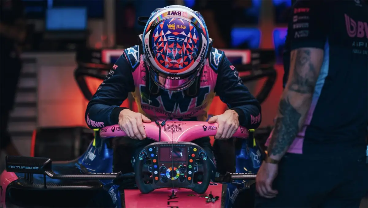 COMPLICADO. Franco Colapinto poco pudo hacer para mejorar los tiempos de clasificación de su Alpine.