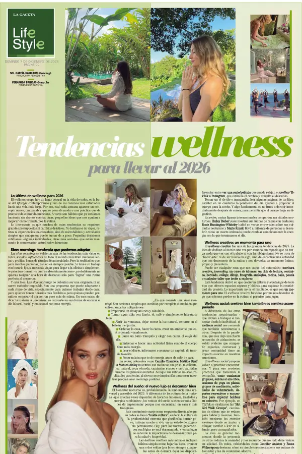 Tendencias wellness para llevar al 2026