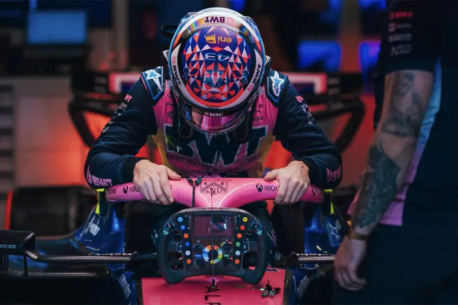 COMPLICADO. Franco Colapinto poco pudo hacer para mejorar los tiempos de clasificación de su Alpine.