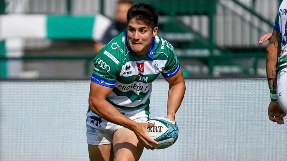 DE MEDIA CANCHA. El tucumano aseguró la victoria con un drop inolvidable en Johannesburgo.