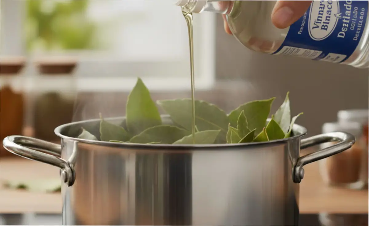 La solución a los malos olores está en la mezcla de laurel y vinagre. 