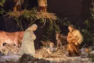 ¿Qué animales no deben faltar en el pesebre, según la tradición?