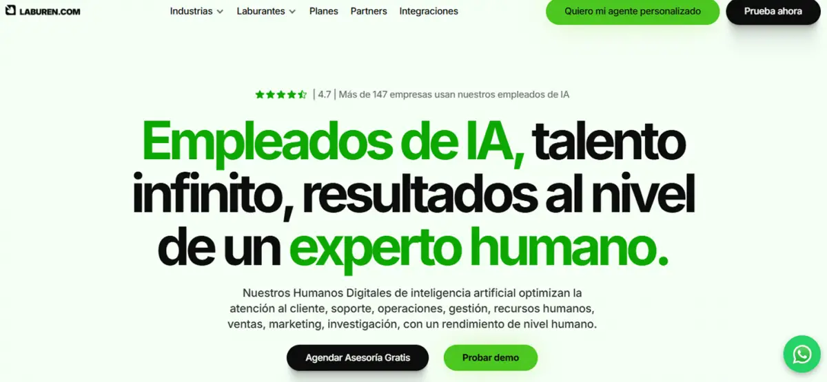 STARTUP. Laburen lanzó vacantes remotas con sueldos en dólares y proyecta ampliar su equipo durante 2026.