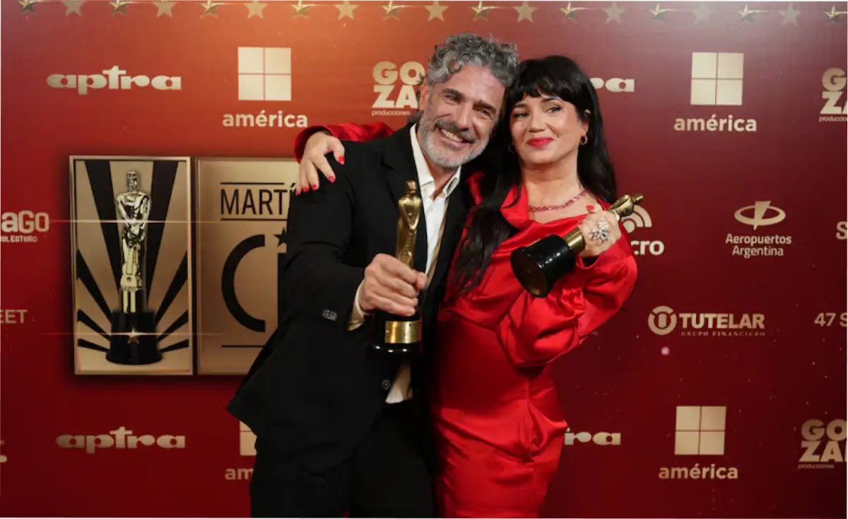 Martín Fierro de Cine 2025: Leonardo Sbaraglia y Griselda Siciliani, mejores actores protagonistas en serie (Crédito: Prensa América/Infoabe)