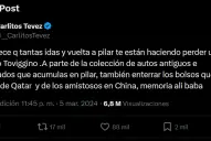 Carlos Tevez y un tuit premonitorio: el mensaje que hizo explotar el escándalo de Sur Finanzas y AFA
