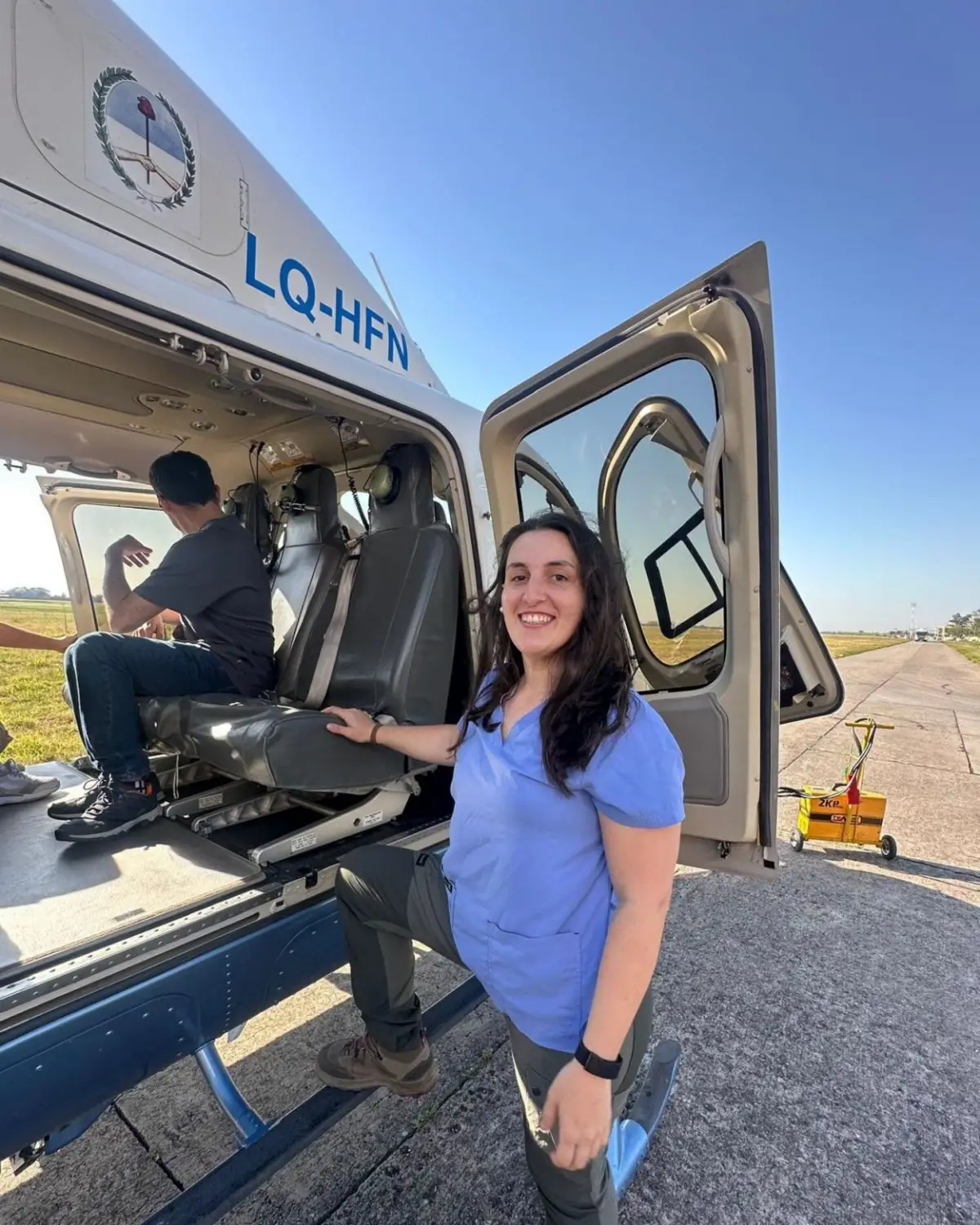 CAMBIO DE MIRADA. A Inés, su experiencia la hizo sentir que no hace falta mucho para llegar a la población.