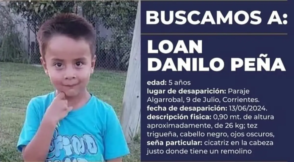 Caso Loan: ordenan medidas urgentes, piden aumentar la recompensa y actualizar la foto del niño con envejecimiento digital