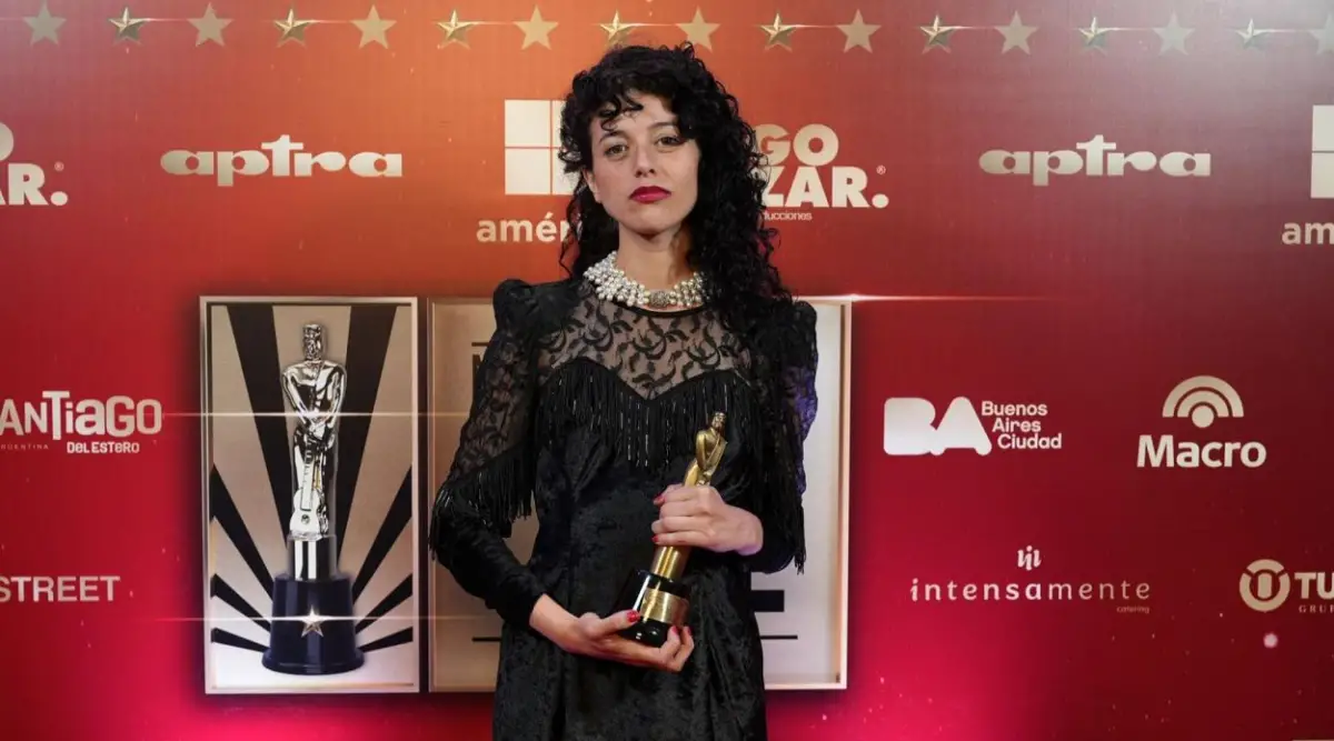 OTRA ESTATUILLA. Camila Plaate ganó el Martín Fierro Revelación por su trabajo en “Belén”.