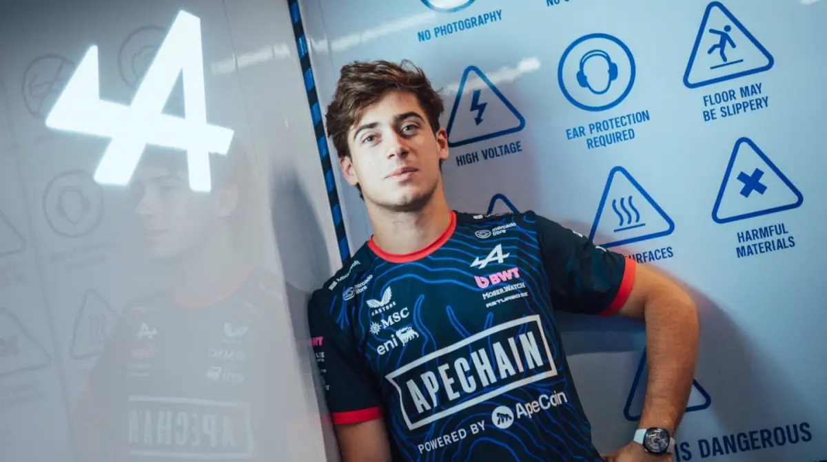 La particular publicación de Franco Colapinto para despedir su primera temporada de la Fórmula 1 con Alpine