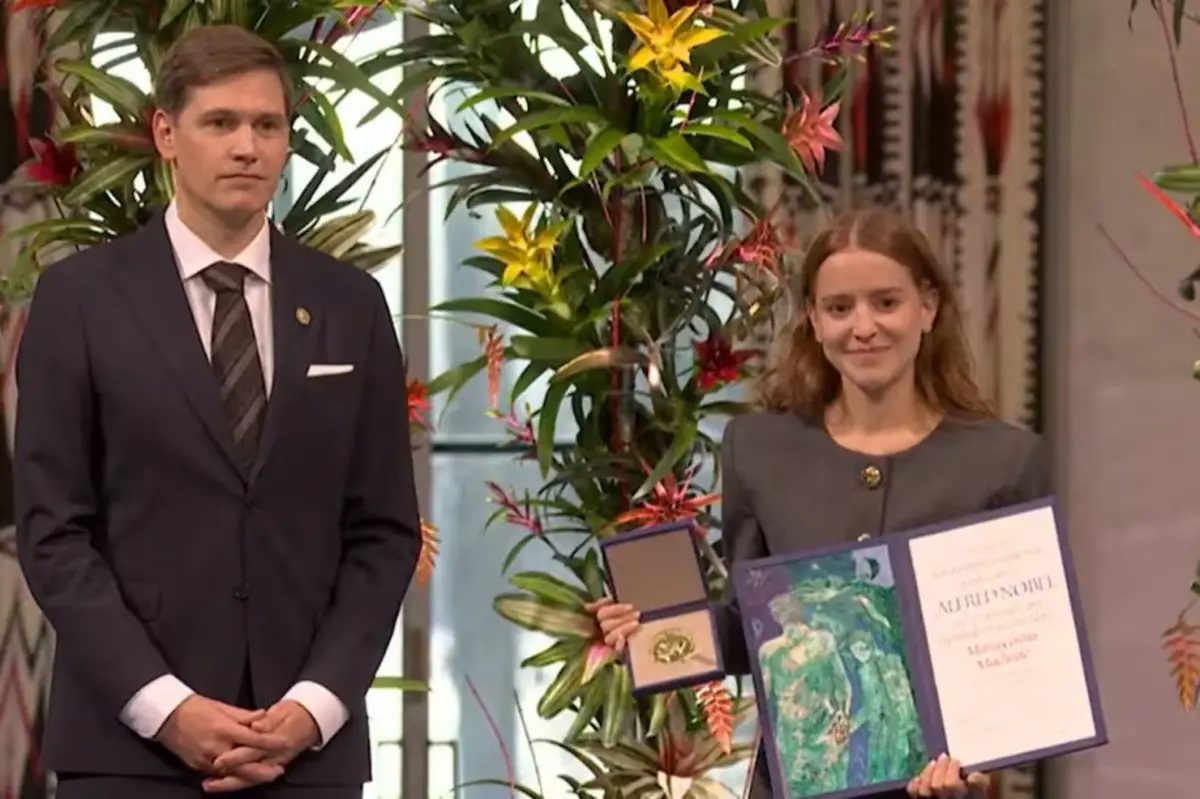 Ana Corina Sosa, hija de Corina Machado, le puso voz a un discurso que recorrió la historia.