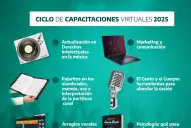 El Instituto Nacional de Música ofrece cursos para aprender a usar YouTube y Spotify