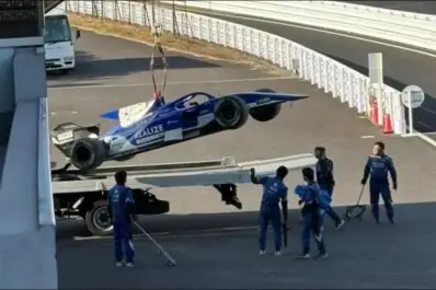 Jack Doohan chocó por tercera vez consecutiva en Japón durante los ensayos de Súper Fórmula