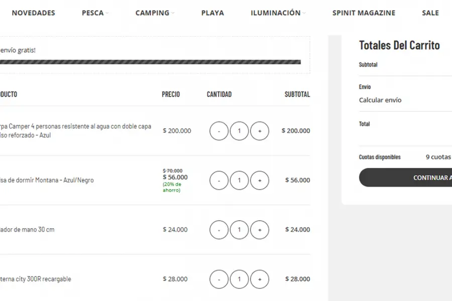 CAMPING BÁSICO. Una carpa iglú y materiales básicos marca el punto de entrada para quienes quieren empezar a acampar.