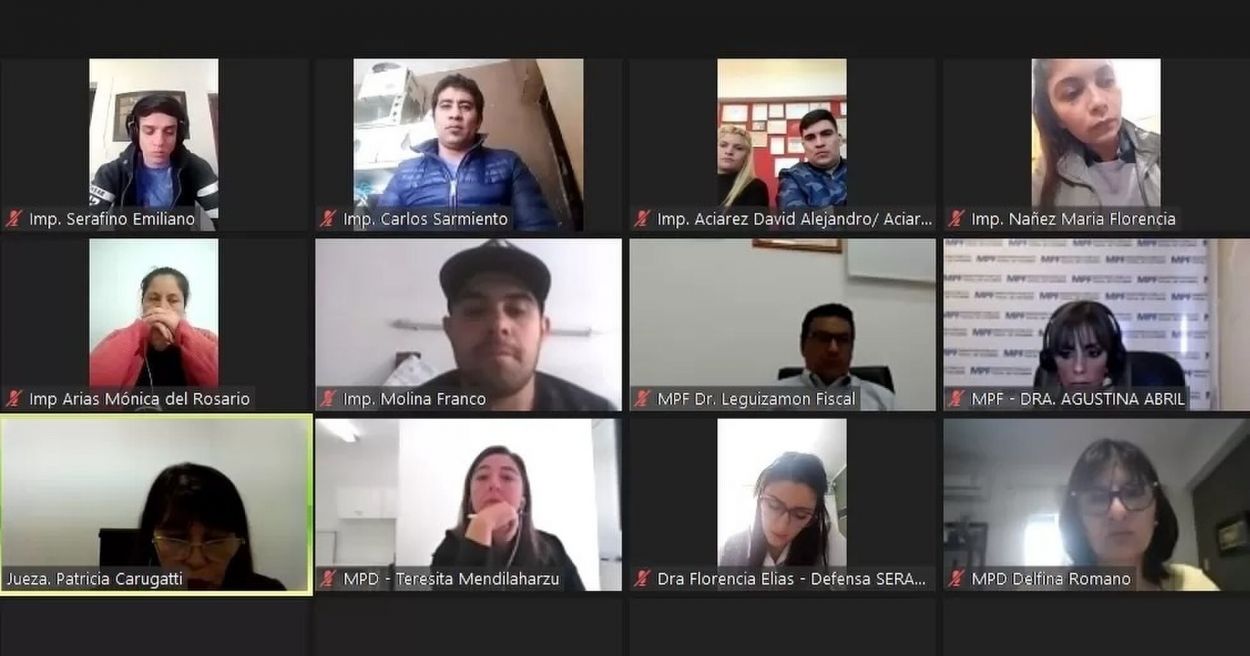EJEMPLO. Parte de los cordobeses que recibieron penas condicionales.