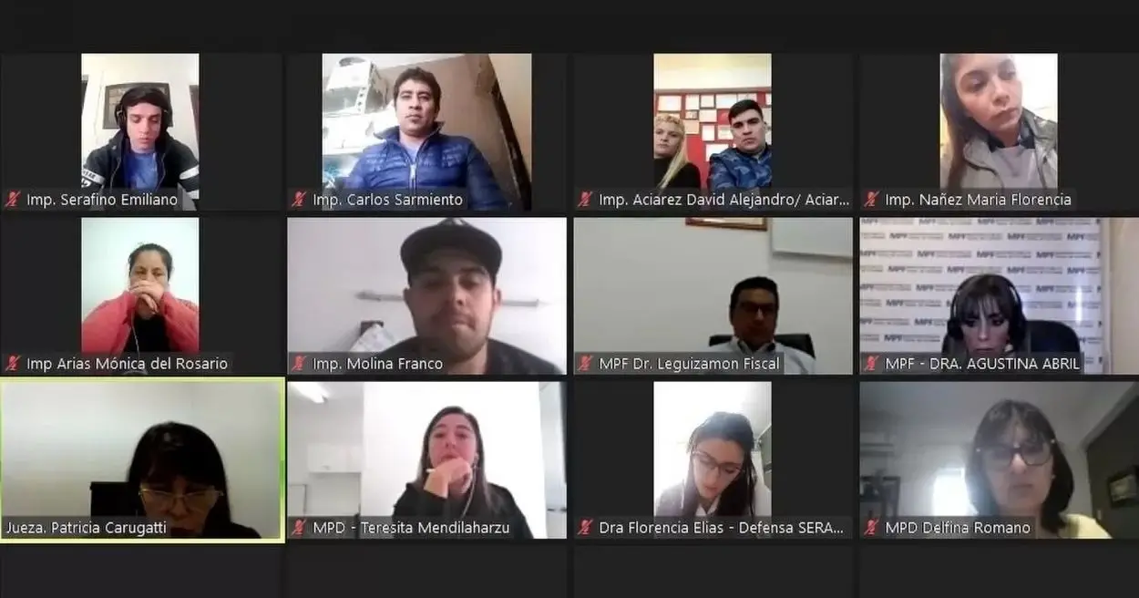 EJEMPLO. Parte de los cordobeses que recibieron penas condicionales.