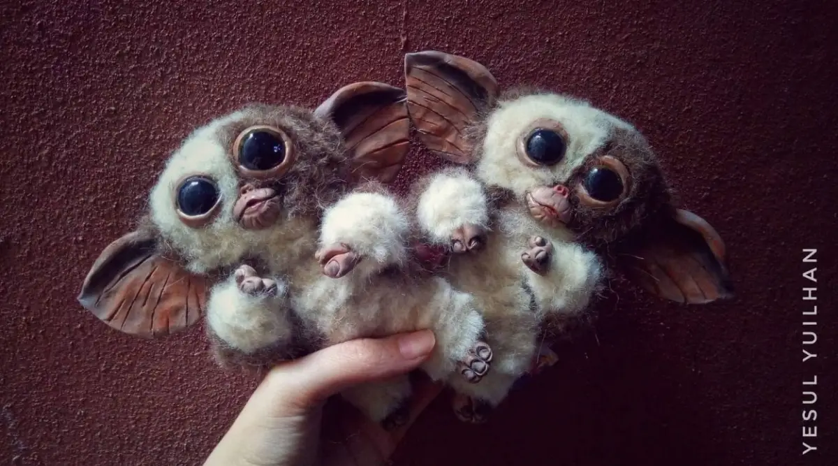 JUGUETES QUE EMOCIONAN. Mascotas, personajes y figuras nostálgicas son creadas por la artista Yesul con la técnica de fieltro agujado.