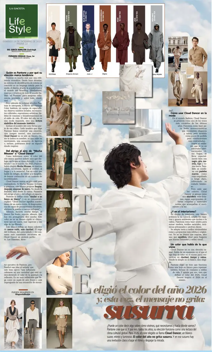 Cloud Dancer: el blanco que define una nueva era de wellness y lifestyle