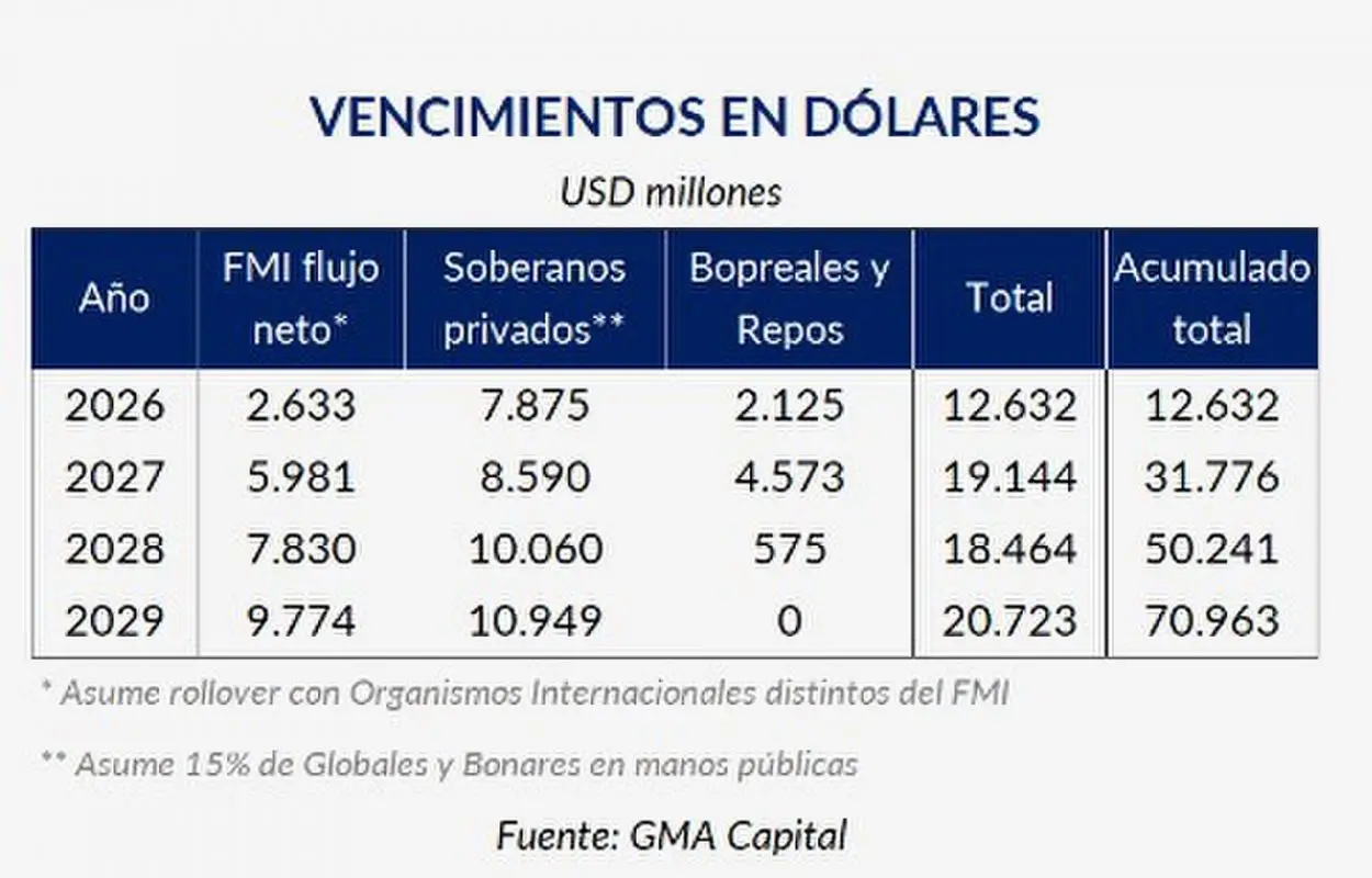 La hoja de ruta del Gobierno nacional es captar más dólares para atender vencimientos