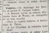 Recuerdos fotográficos: 1912. La primera imagen que publicó La Gaceta