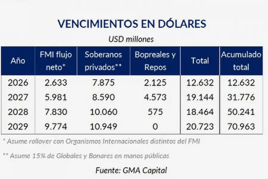 La hoja de ruta del Gobierno nacional es captar más dólares para atender vencimientos