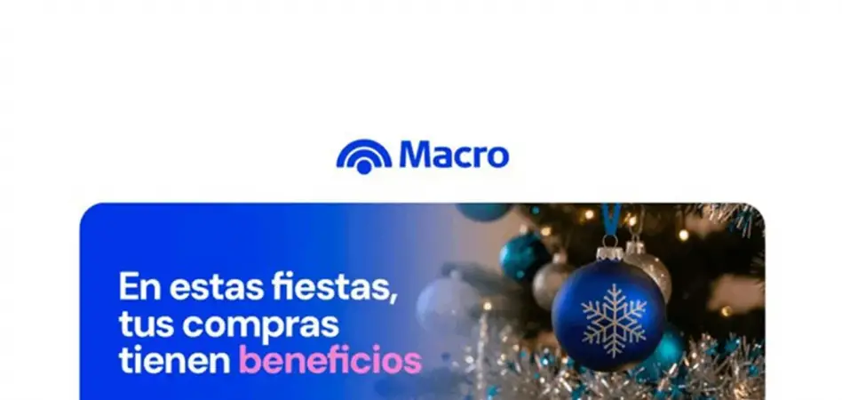 Banco Macro tiene los mejores beneficios en las fiestas de Navidad y Año Nuevo
