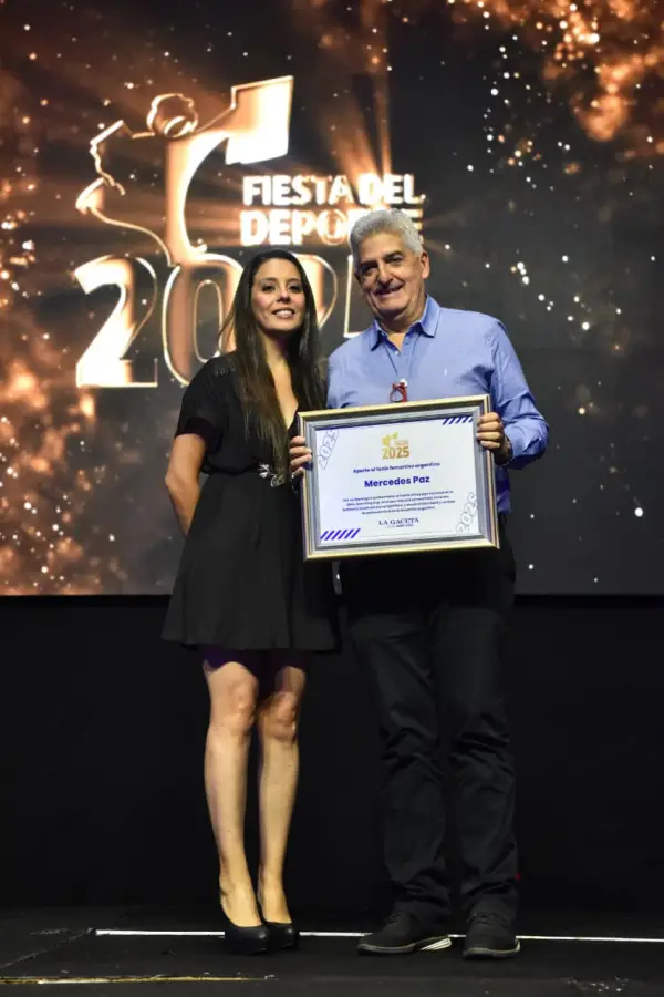 LEGADO. Gaspar Herrera, esposo de Mercedes Paz, recibió la mención especial.