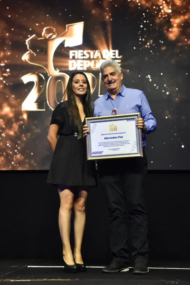 LEGADO. Gaspar Herrera, esposo de Mercedes Paz, recibió la mención especial.