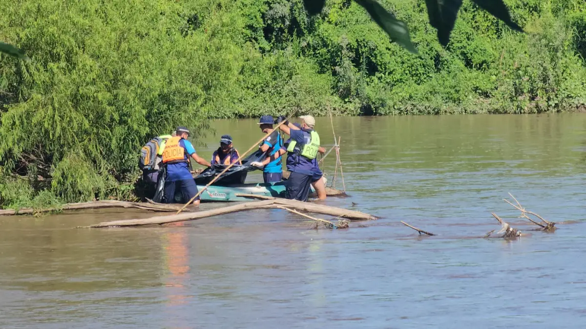 Hallazgo de un cuerpo en el río Colorado. MPF